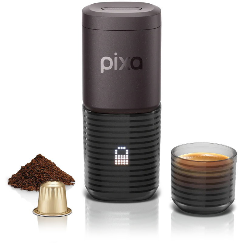 Machine à Espresso Portable Pixapresso Dark Burgundy