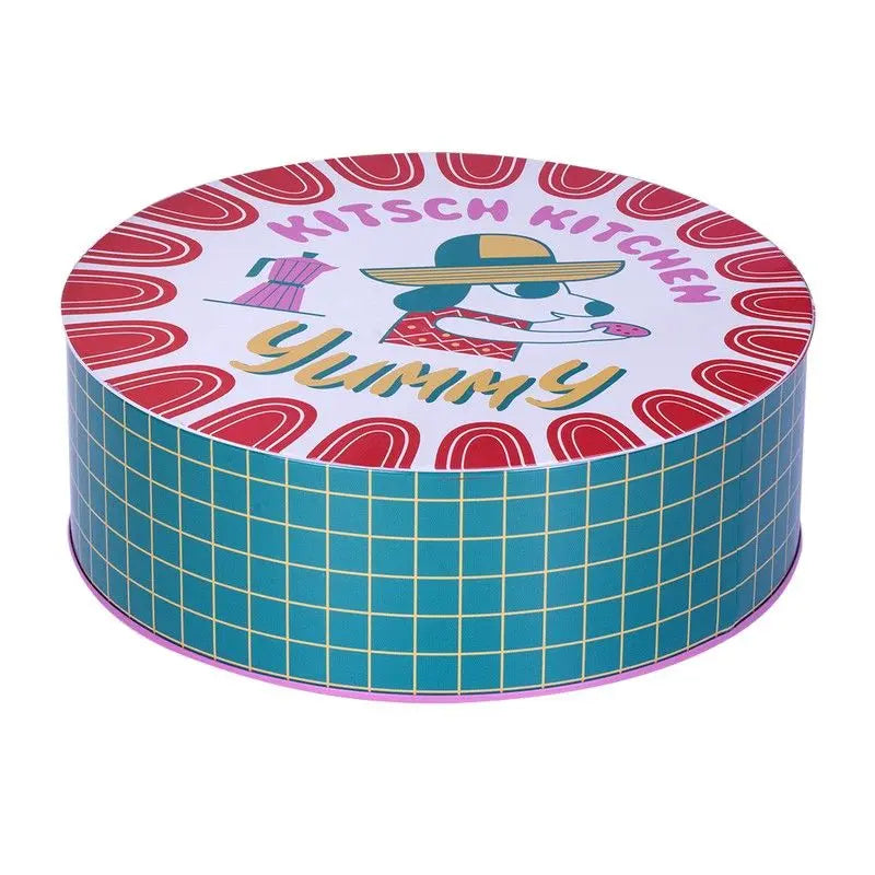 Boîte ronde en émail El Restaurante - Yummy Dia 20 x 6.8 cm