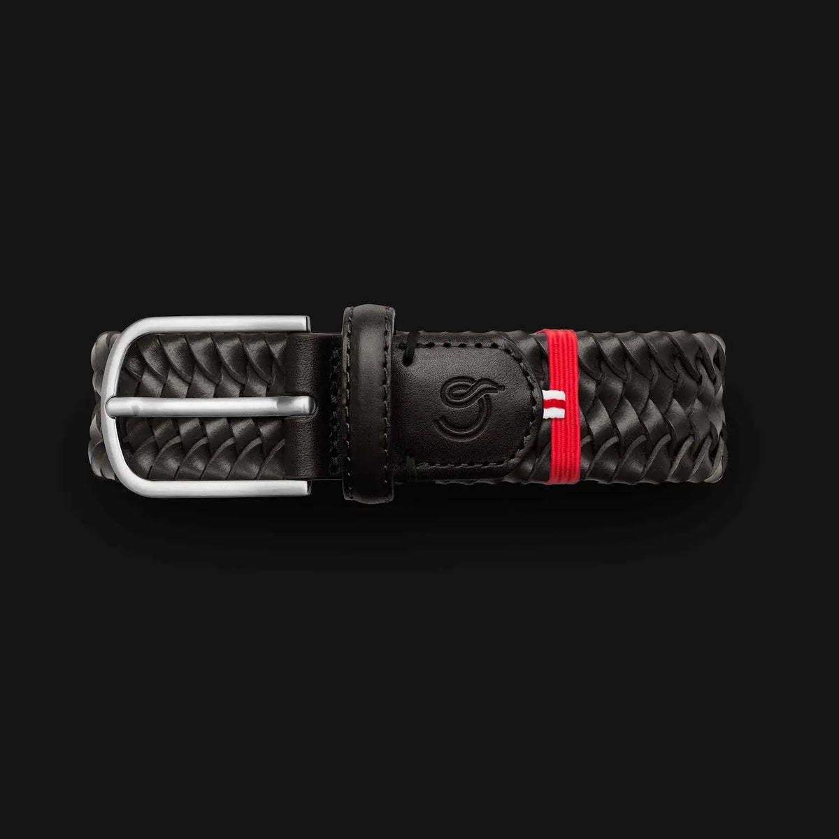 Milanese riem - zwart