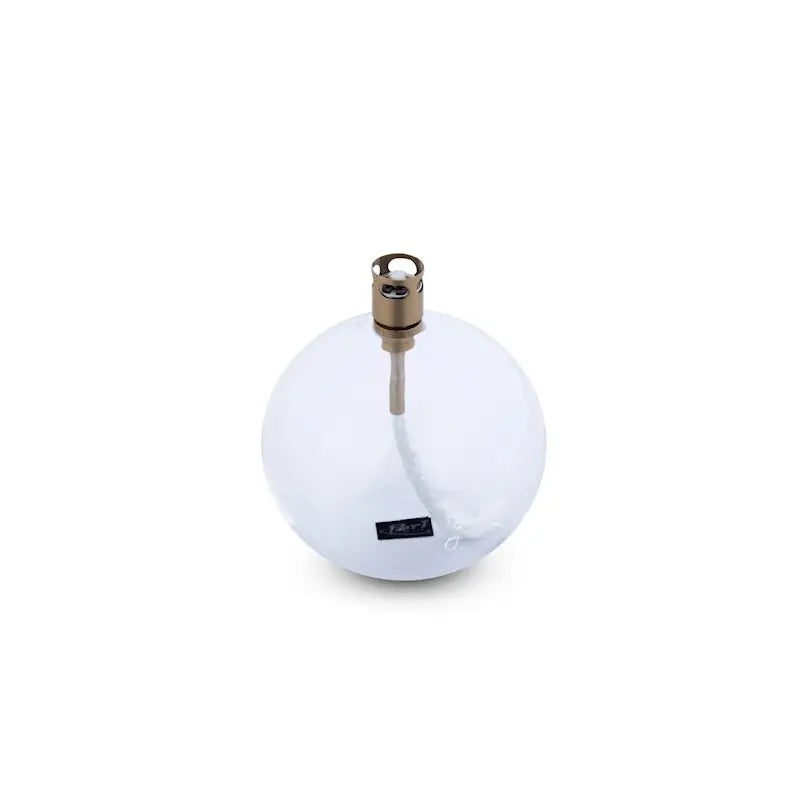 Bolvormige olielamp - Messing