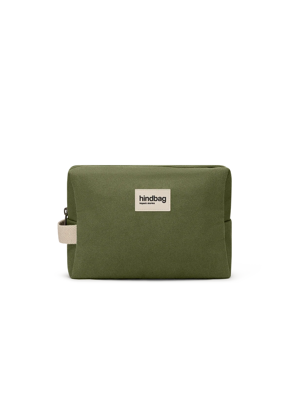 Trousse de toilette Léon coton olive
