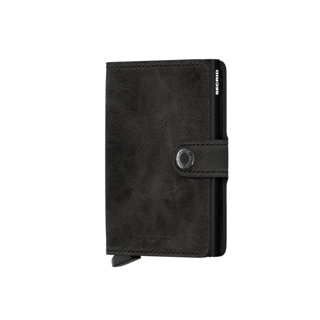 Portemonnee Miniwallet Vintage Black