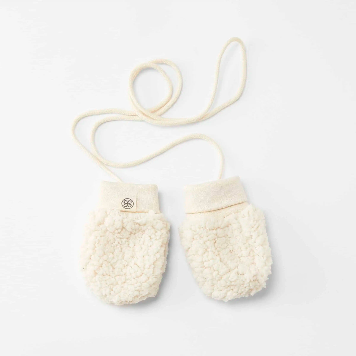 Moufles Teddy Blanc Cassé