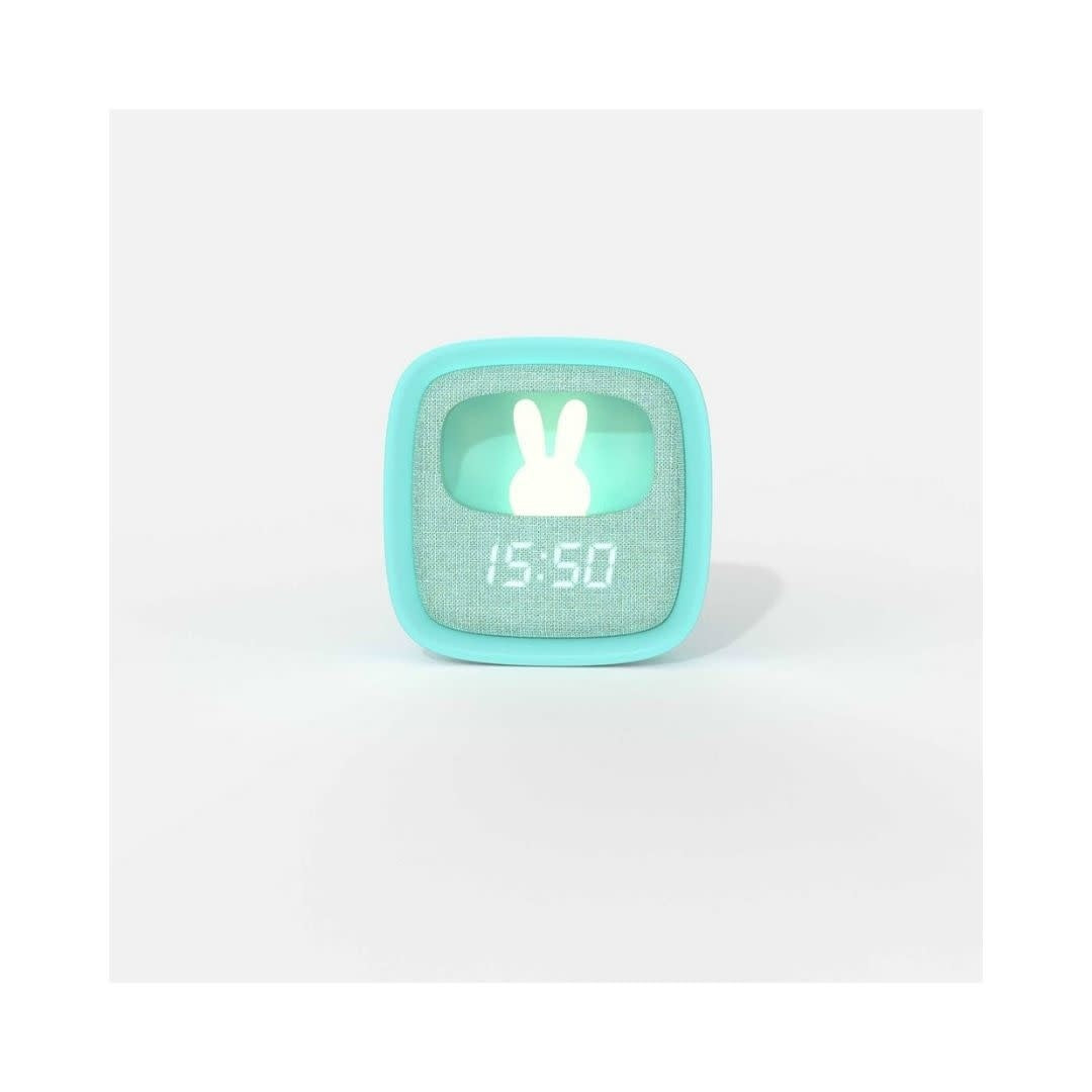 Réveil et Veilleuse Billy Clock Turquoise