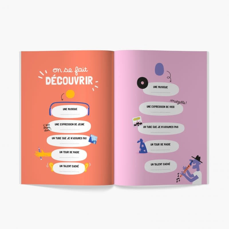 Livre à remplir: Mon Parrain, Ma Marraine à moi