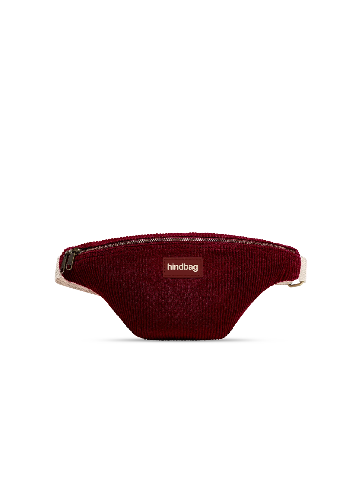 Olivia burgundy velvet belt bag