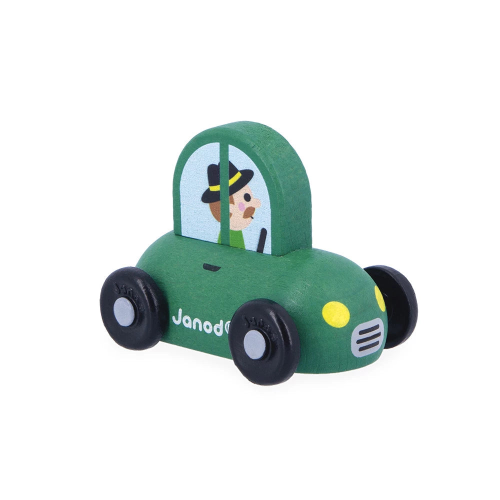Crossroad - Little Green Wooden Car