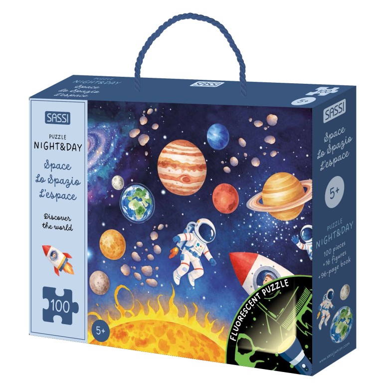 Glow in the Dark Puzzel - Ruimte