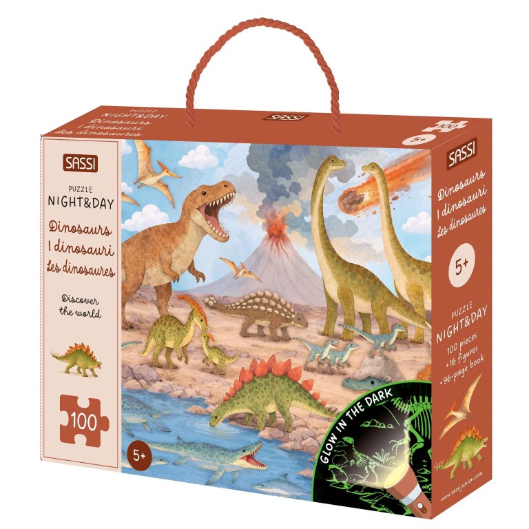 Puzzle Glow in the Dark - Dinosaures