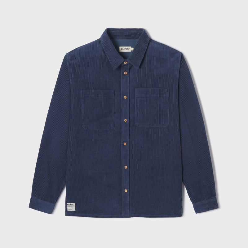 Surchemise Velours Bleu