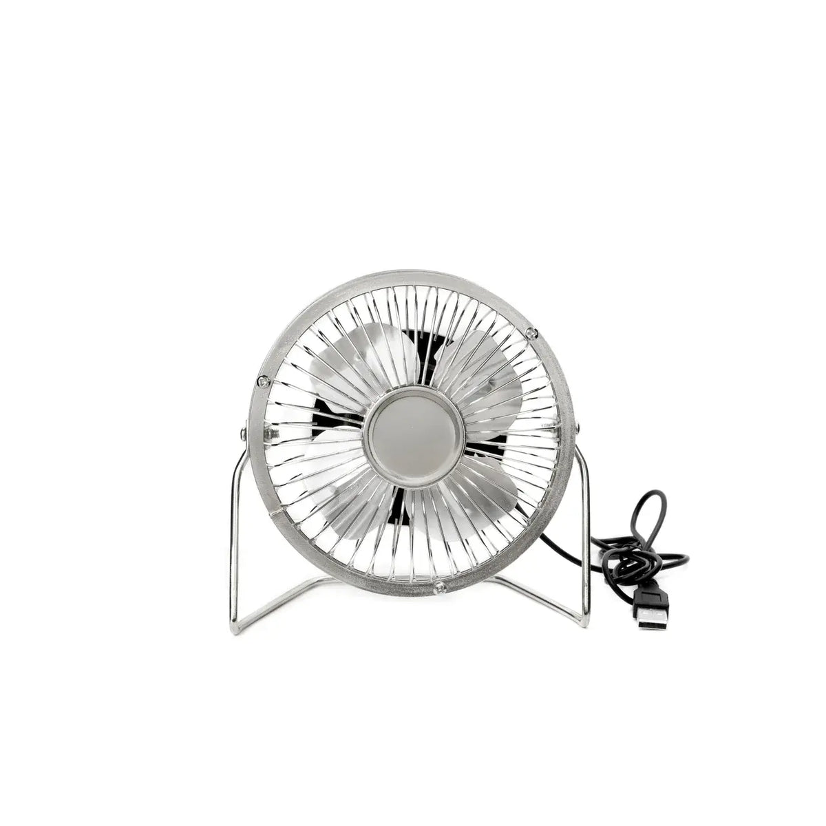 USB Desk Fan Silver