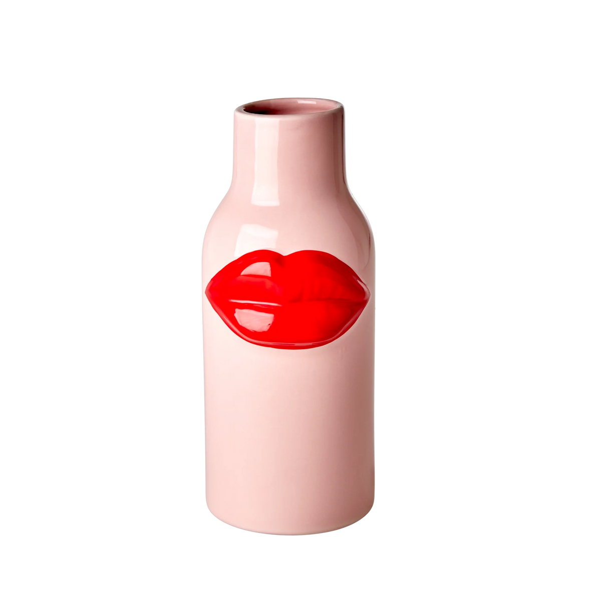 Vase en Céramique avec Bouche Fuchsia petit modèle