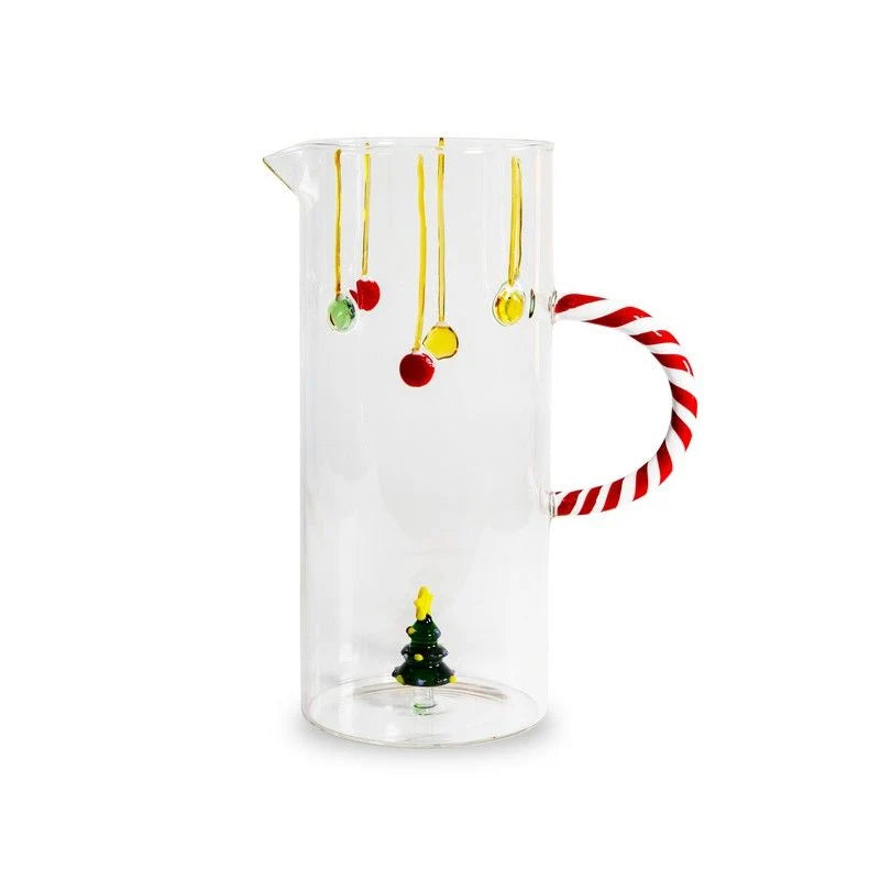 Carafe en verre - Sapin de Noël